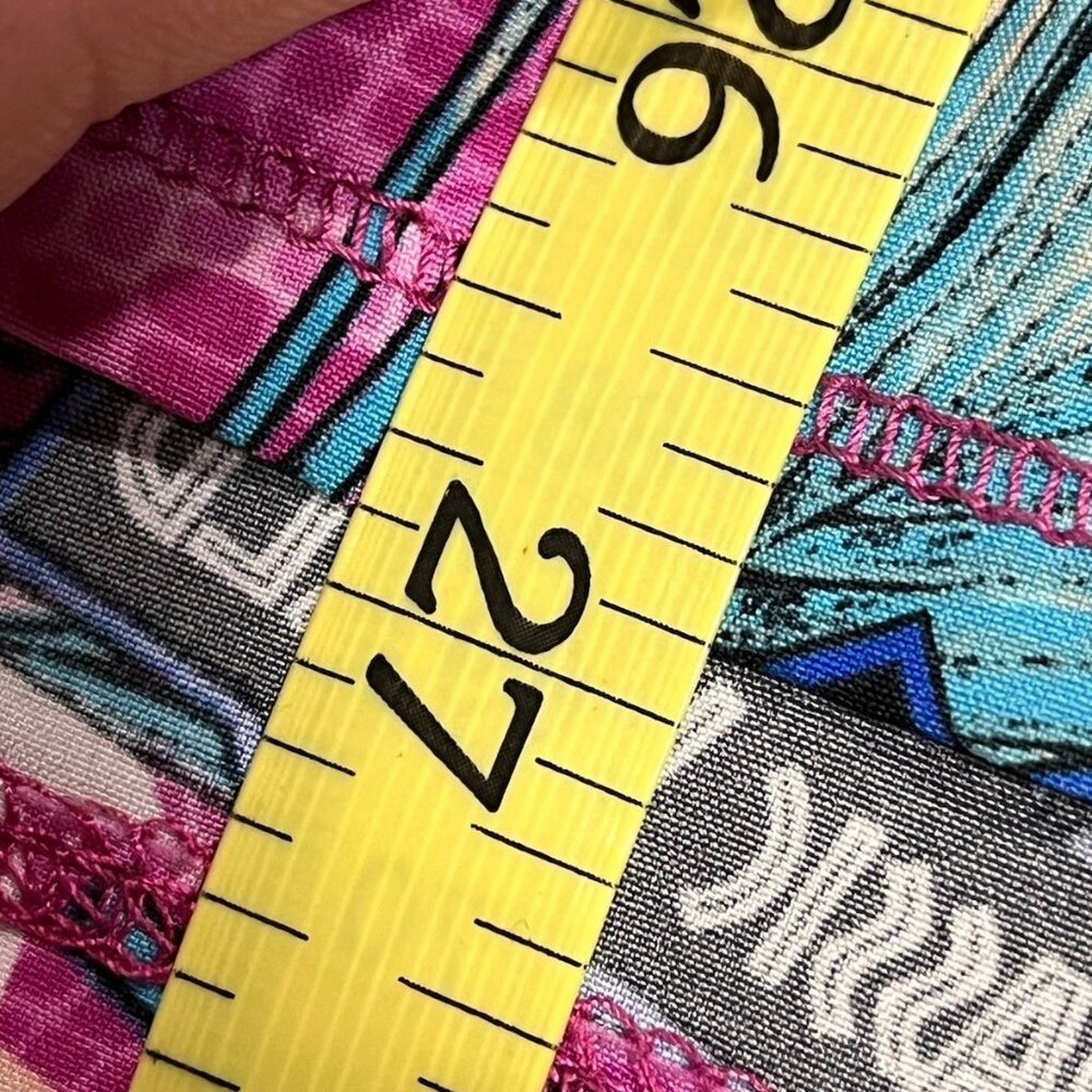 Jurassic World Nurse Scrub Top Men’s XL Tropical Palm Print Medical - Picture 12 of 14